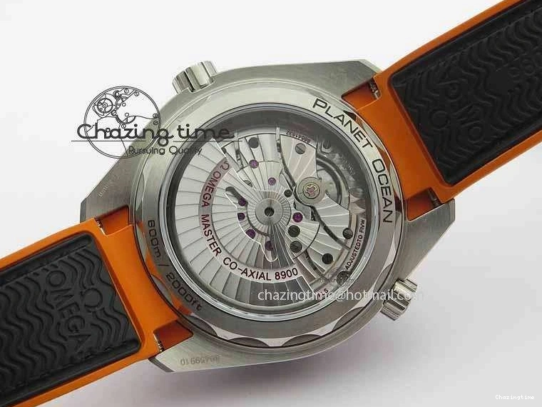 0326 Planet Ocean 2016 43.5mm SS OM 1:1 Best Edition Gray Dial On Nylon Strap A DailyWear 8166